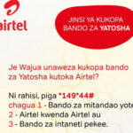 Jinsi ya Kukopa Salio Airtel Menu Ya Kukopa Salio Airtel