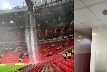 Mvua Yafichua Ubovu wa Old Trafford Video ya Kuvuja Maji Yatisha Mashabiki