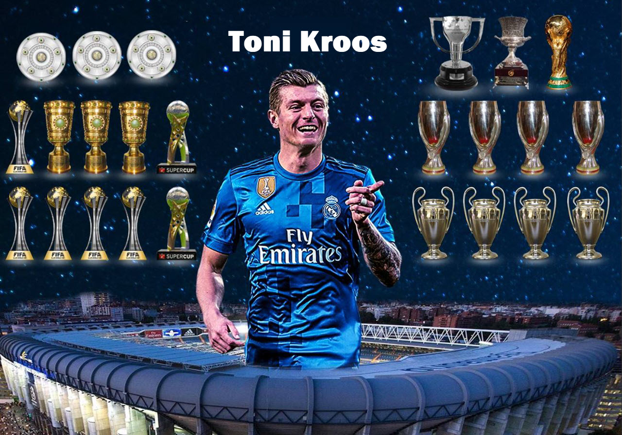 Orodha Kamili ya Makombe na Tuzo za Toni Kroos