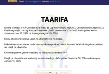 Dirisha la Usajili Ligi Kuu Tanzania kufungwa Juni 15 hadi Agosti 15