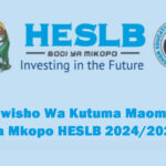 Mwisho Wa Kutuma Maombi Ya Mkopo HESLB 2024 2025