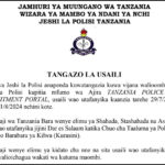 Majina ya walioitwa kwenye usaili jeshi la polisi 2024 1