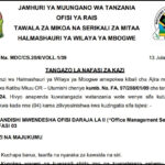 Tangazo La Nafasi Za Kazi Halmashauri Ya Wilaya Ya Mbogwe Mwisho Wa Maombi 26 Julai 2024