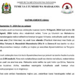 Majina ya Walioitwa Kwenye Usaili Tume ya Utumishi wa Mahakama JSC Septemba 11 2024