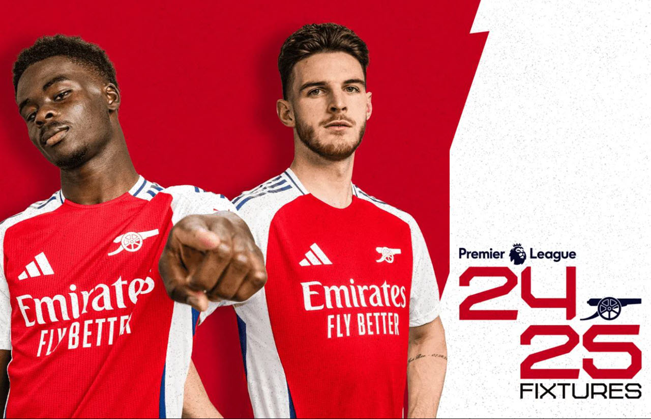 Ratiba ya Arsenal 2024 2025