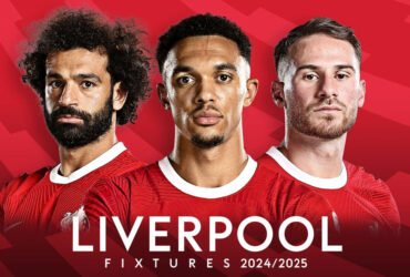 Ratiba ya Liverpool 2024 2025