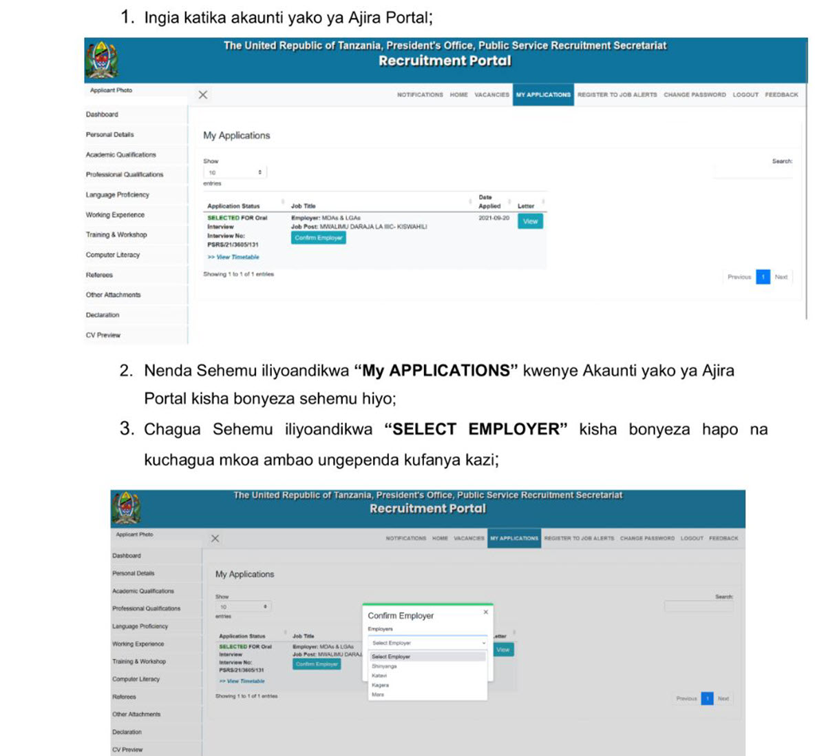 Kuhakiki Mwajiri Ajira Portal (Employer Confirmation): Mwongozo Kamili kwa Walimu