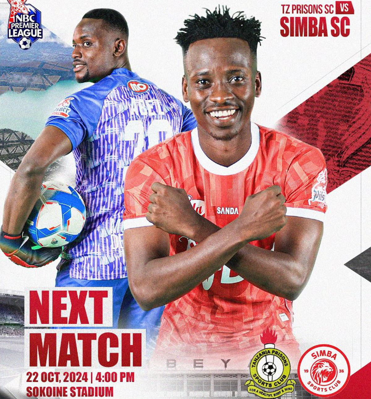 Tanzania Prisons vs Simba SC Leo 22/10/2024 Saa Ngapi?