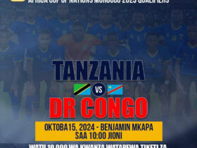 Tanzania Taifa Stars vs Congo Leo ni saa ngapi