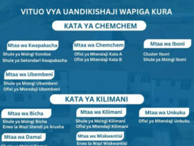 Vituo vya Uandikishaji Wapiga Kura Halmashauri ya Mji wa Kondoa