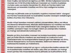 Simba SC Yalaani Kitendo Cha Polisi Kuingilia Mazoezi Kirumba