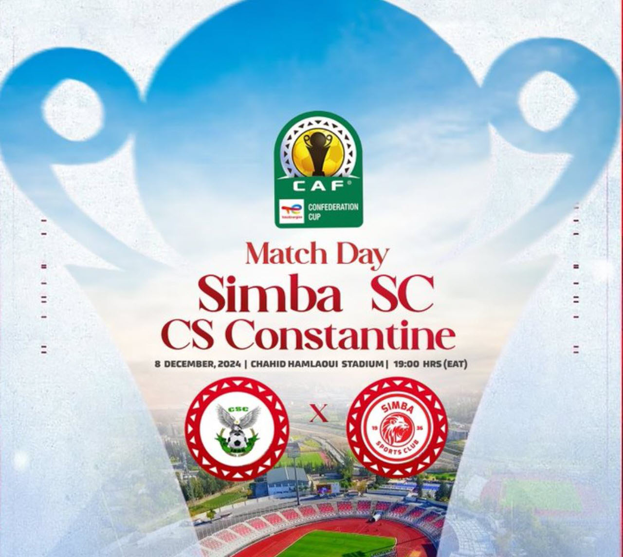 Matokeo ya CS Constantine vs Simba Leo