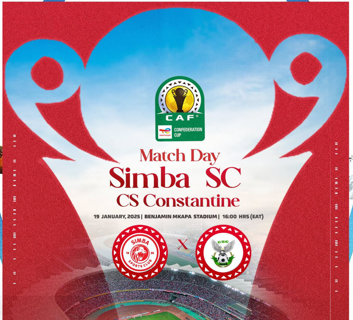 Simba SC vs CS Constantine Leo 19 01 2025