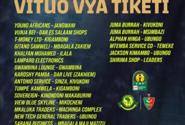 Vituo Vya Kununua Tiketi Mechi ya Yanga vs MC Alger