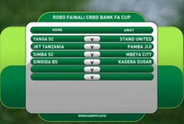 Ratiba Ya Robo Fainali Crdb Bank Federation Cup 2024 2025