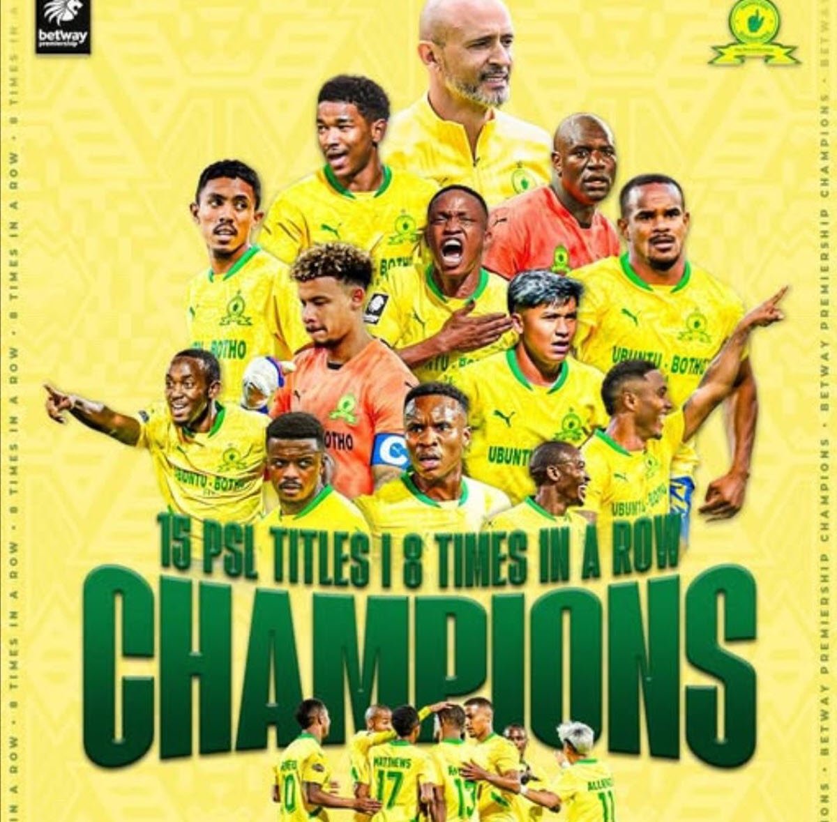 Mamelodi Sundowns Bingwa Tena wa Ligi Kuu Afrika Kusini 2024/25