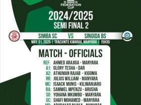 Maofisa wa Mechi ya Nusu Fainali CRDB Bank Federation Cup