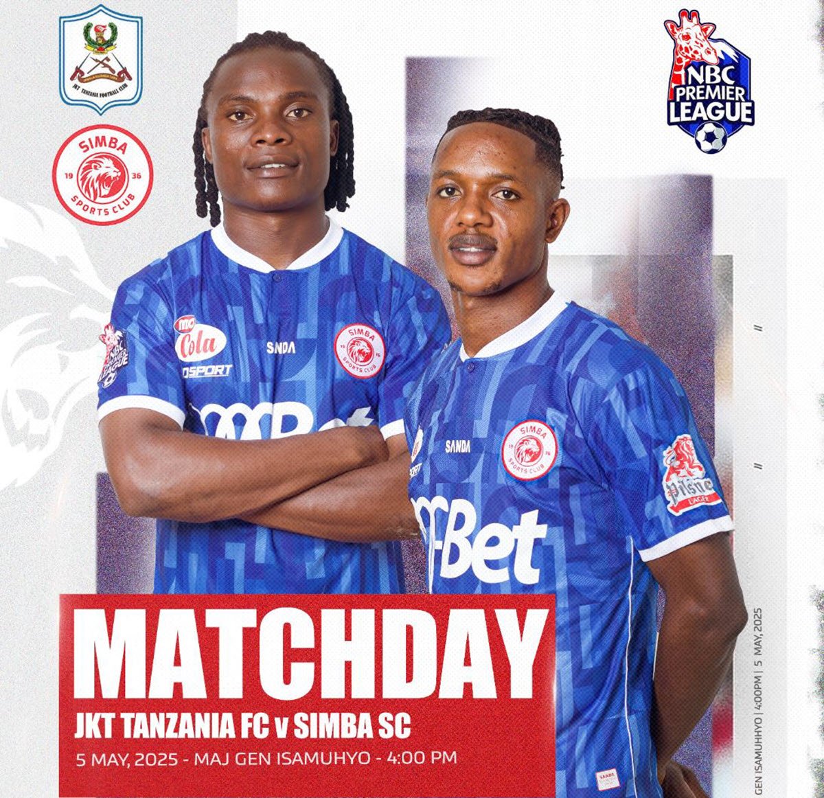 Matokeo JKT Tanzania vs Simba Leo 05/05/2025