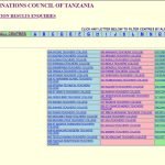 Matokeo ya Ualimu Ngazi ya Cheti 2025 NECTA GATCE Results