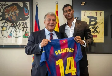 Rashford Kuvaa Jezi Namba 14 Barcelona