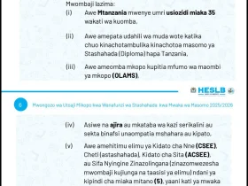 Vigezo vya Kupata Mkopo Ngazi ya Diploma 2025 2026