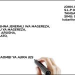 Mfano wa barua ya maombi jeshi la magereza