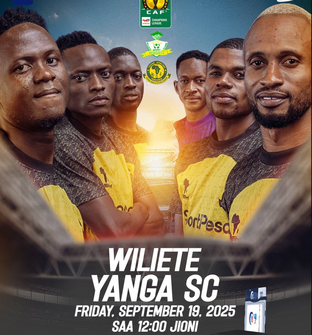 Matokeo Wiliete Sc vs Yanga Leo 19/09/2025