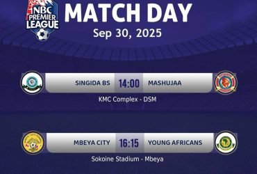 Ratiba ya Mechi za Leo 30 09 2025 Ligi Kuu ya NBC