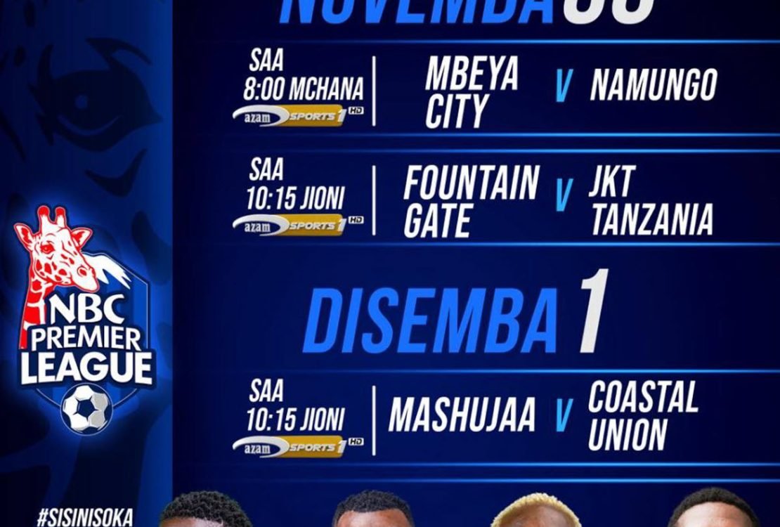 Ratiba ya Ligi Kuu ya NBC Leo 30 11 2025