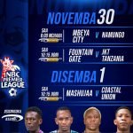 Ratiba ya Ligi Kuu ya NBC Leo 30 11 2025