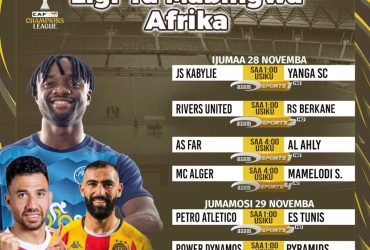 Ratiba ya Mechi za CAF Leo 28 11 2025