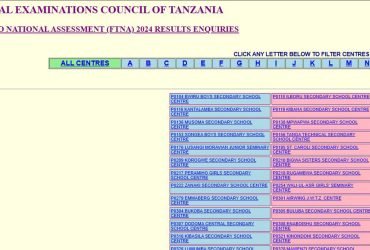 NECTA Matokeo ya Kidato Cha Pili 2025 Form Two Results