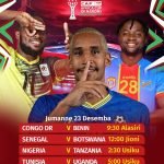 Ratiba ya Mechi za AFCON Leo 23 12 2025