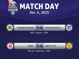 Ratiba ya Mechi za Ligi Kuu NBC Leo 04 12 2025