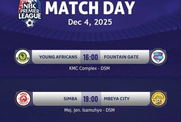 Ratiba ya Mechi za Ligi Kuu NBC Leo 04 12 2025