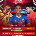 Ratiba ya Mechi za AFCON Leo 04 01 2025