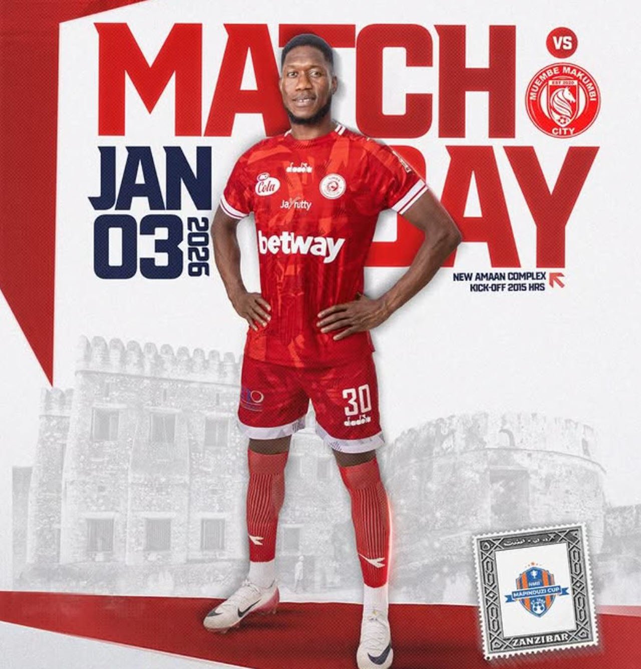 Simba SC VS Muembe Makumbi Leo 03/01/2026 Saa Ngapi?