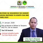 matokeo ya kidato cha nne
