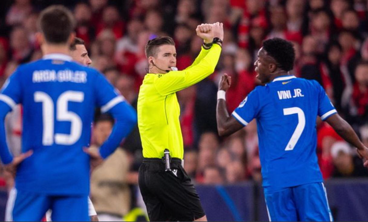 Benfica vs Real Madrid Yasimama Kwa Dakika 10 Kufuatia Tuhuma za Ubaguzi wa Rangi kwa Vinicius Jr