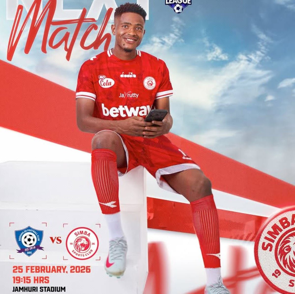 Matokeo ya Simba vs Dodoma Jiji Leo 25/02/2026