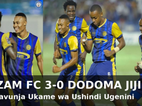 Azam FC Yavunja Ukame wa Ushindi Ugenini Kwa Kuichapa Dodoma Jiji 3 0