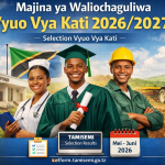 Majina ya Waliochaguliwa Vyuo Vya Kati 2026 2027