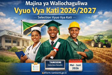 Majina ya Waliochaguliwa Vyuo Vya Kati 2026 2027