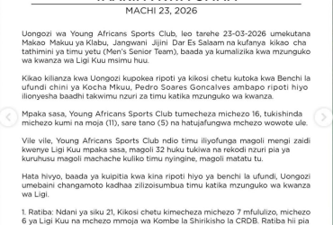 Yanga Yamrejesha Abdihamid Moalin Kuwa Kocha Msaidizi wa Pedro Goncalves