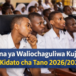 Majina ya Waliochaguliwa Kujiunga Kidato cha Tano 2026 2027