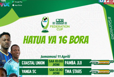 Ratiba ya Kombe la Shirikisho CRDB FA Cup Leo 11 04 2026