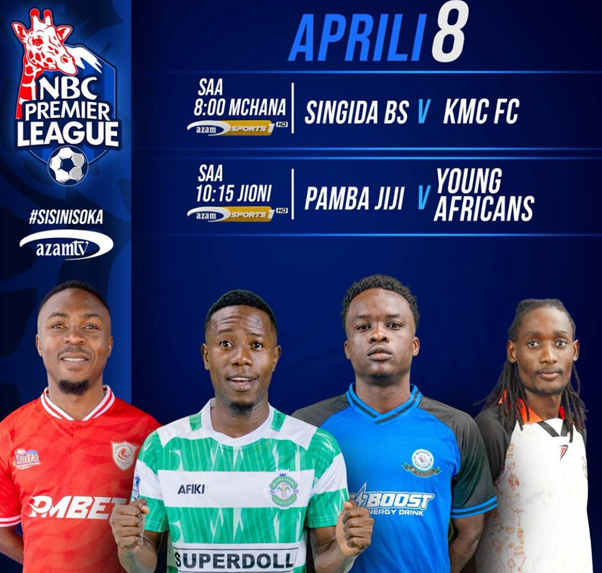 Kikosi cha Yanga vs Pamba Jiji Leo 08/04/2026
