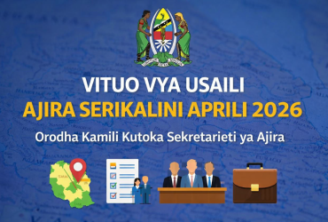 Vituo vya Usaili Ajira Serikalini Aprili 2026