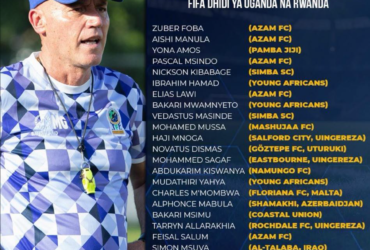 Kikosi cha Taifa Stars kitakachocheza mechi mbili za kirafiki za kimataifa dhidi ya Uganda na Rwanda