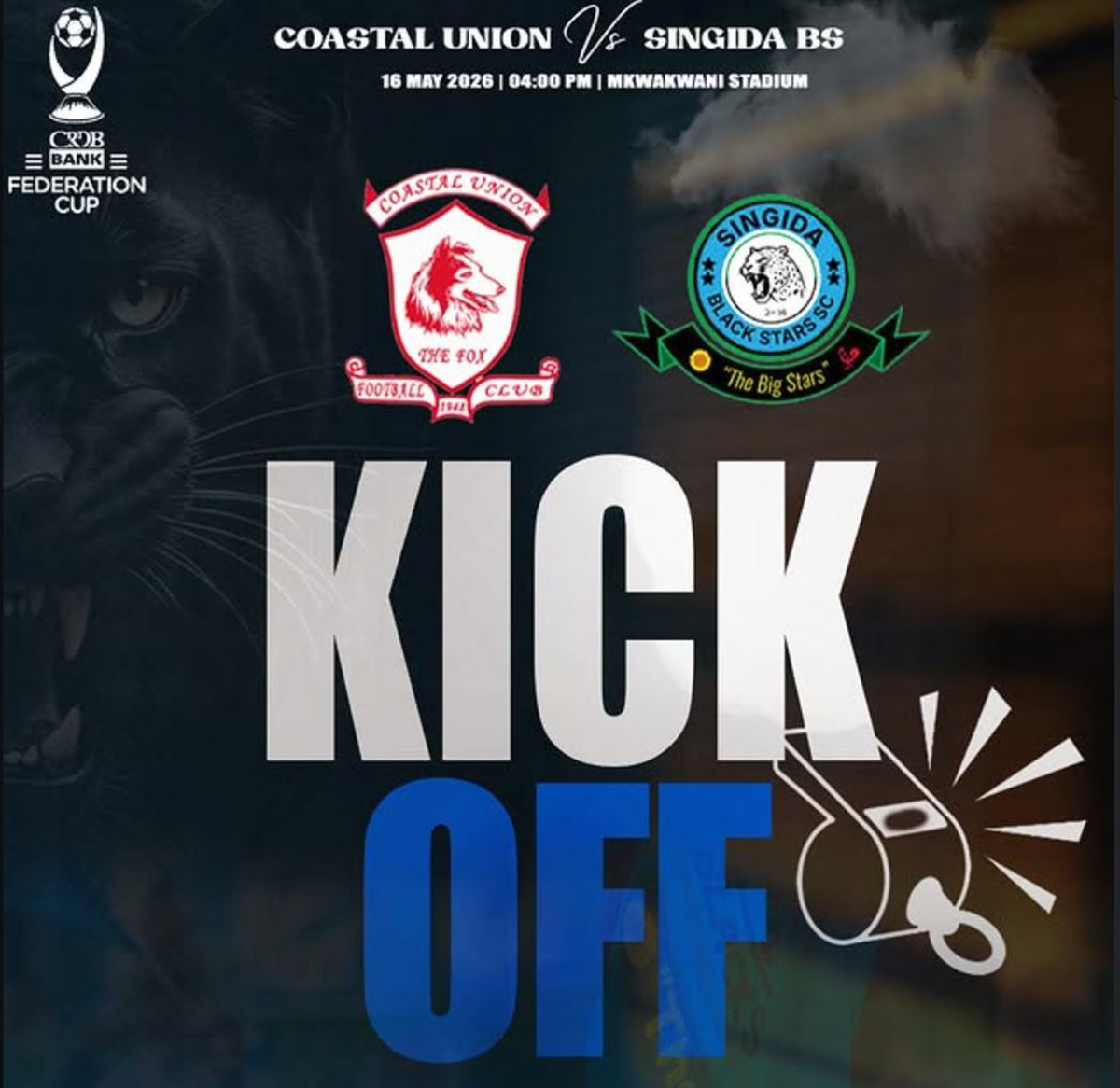 Matokeo ya Coastal Union vs Singida Bs Leo 16/05/2026